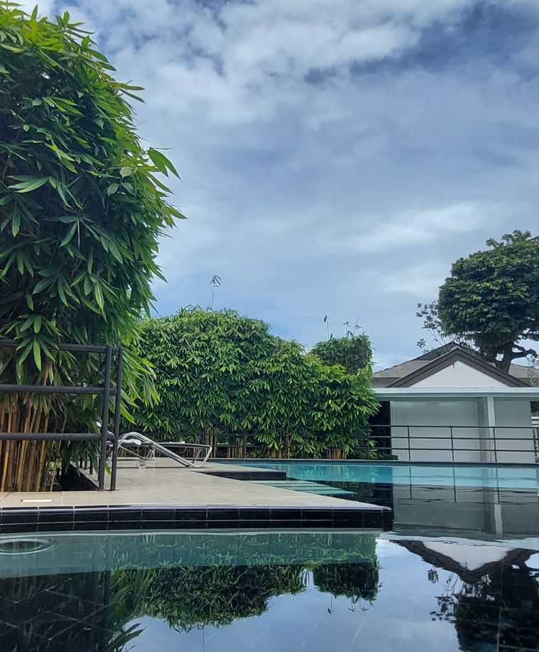 Garden Beach Hotel facilities — pool, garden and grounds