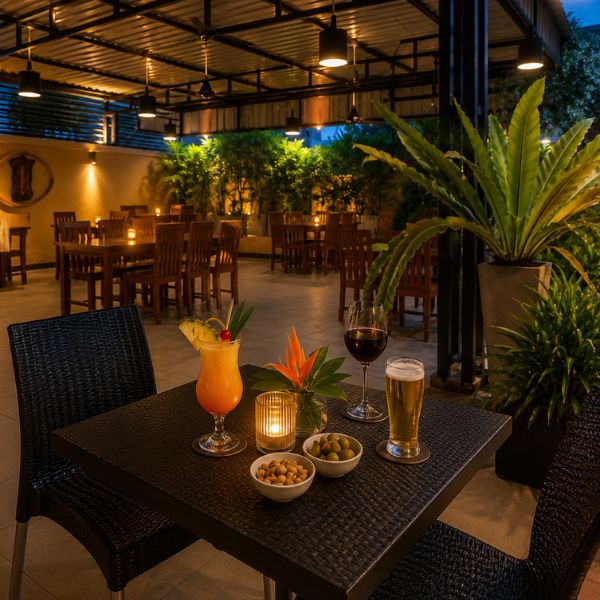 Garden Beach Hotel bar
