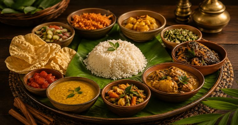 Sri Lankan cuisine at Garden Beach Hotel