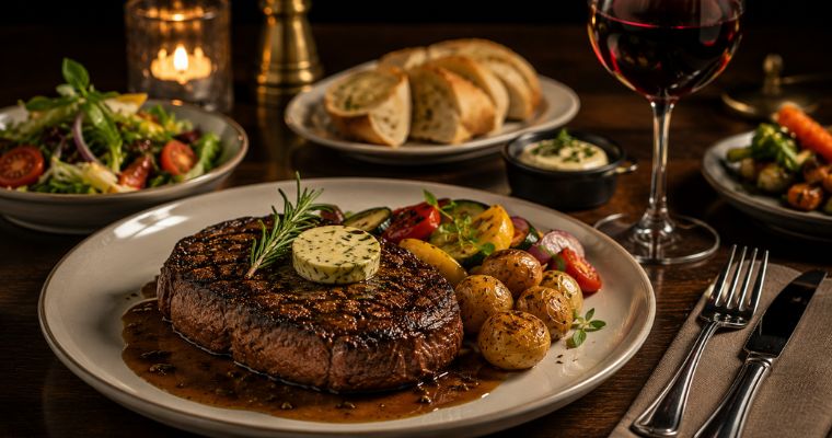 Western cuisine at Garden Beach Hotel