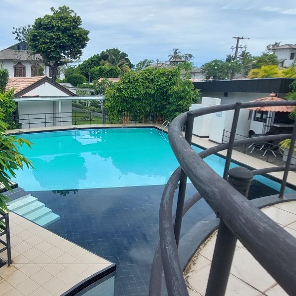 Sun terrace at Garden Beach Hotel pool