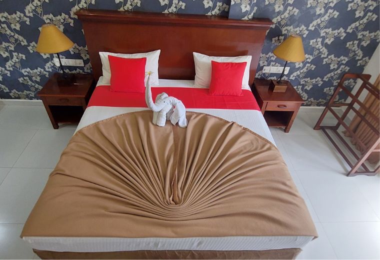 Deluxe Double Room with Private Balcony at Garden Beach Hotel